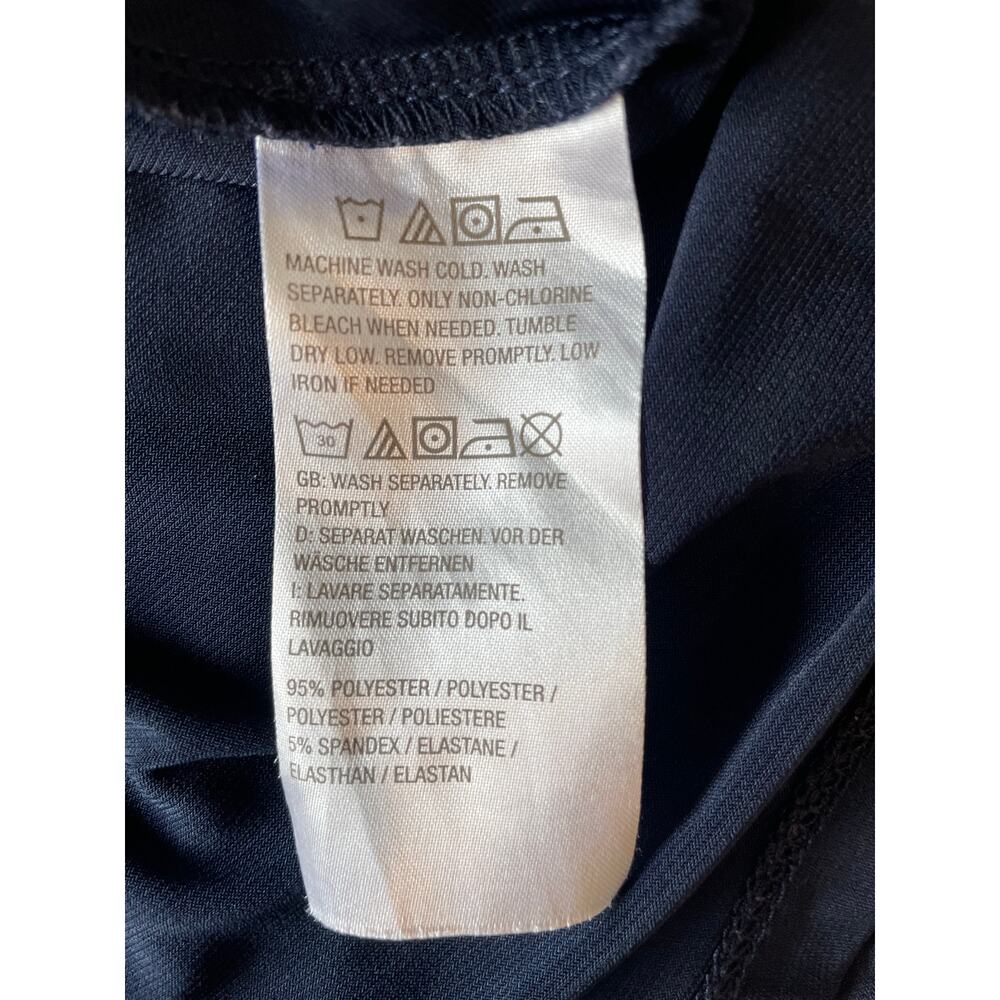 Susan Graver Liquid Knit Longline Cardigan Sz 2XP Pockets Open Front Navy Chic - Picture 8 of 10